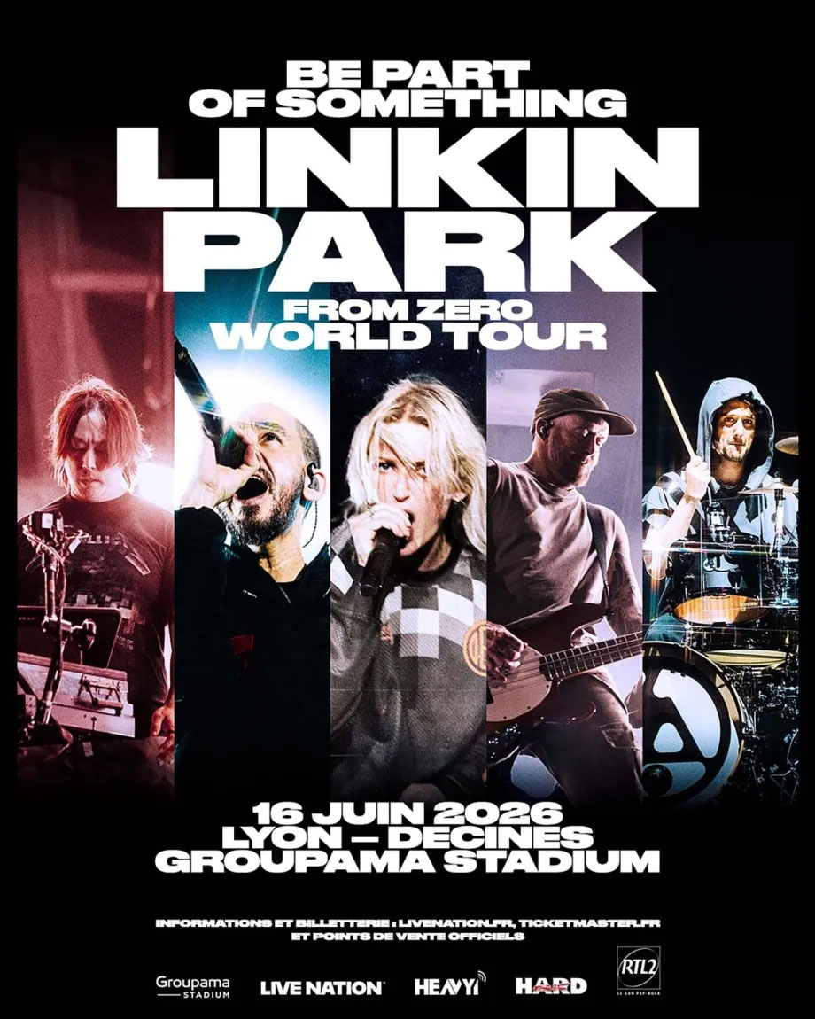 Linkin Park en concert à Lyon en 2026 : un retour attendu